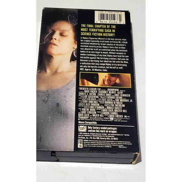 Used VHS Tapes Aliens & Aliens 3 Sigourney Weaver 20 Centry Fox - Picture 9 of 12